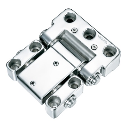 STAINLESS MULTIAXIAL HINGES FOR LARGE AIRTIGHT DOORS
