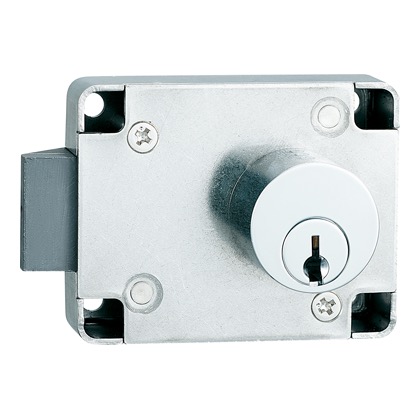 CYLINDER LOCK WITH LATCHES