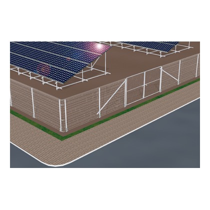 SINGLE-TUBE PIPE STANDS FOR SOLAR PANELING STAKE FOUNDATION FENCE